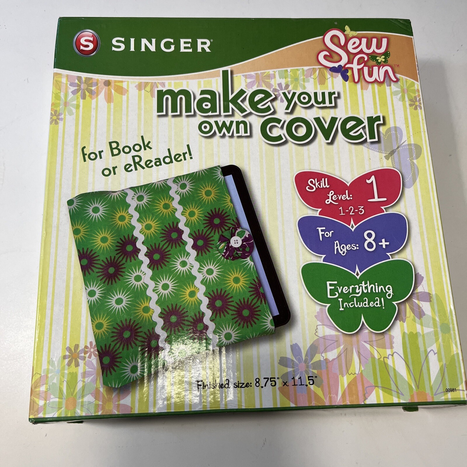 SINGER Sew Fun Make Your Own Cover Kit, For Book or eReader