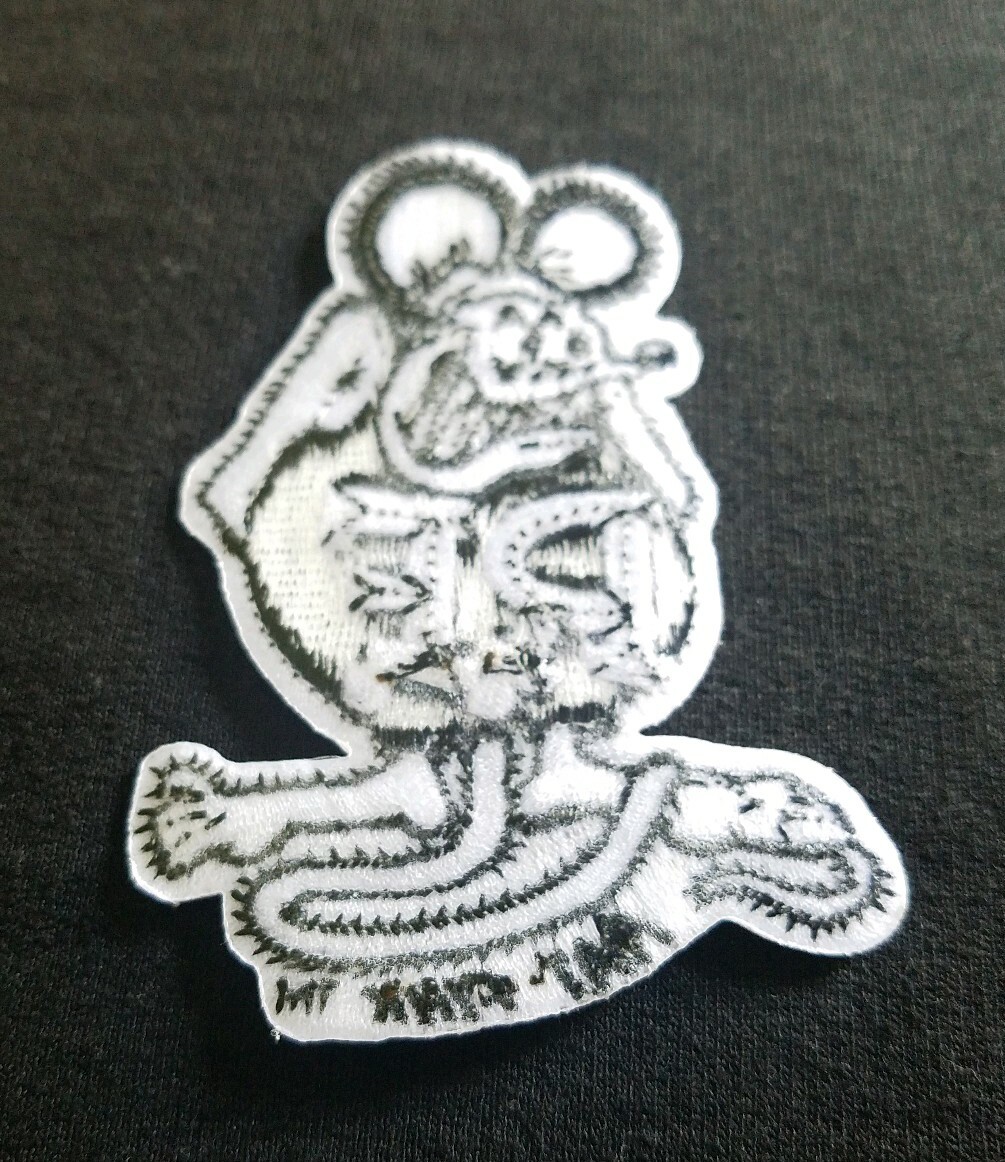 OFFICIALLY LICENSED ED "BIG DADDY" ROTH RAT FINK PATCH BLACK