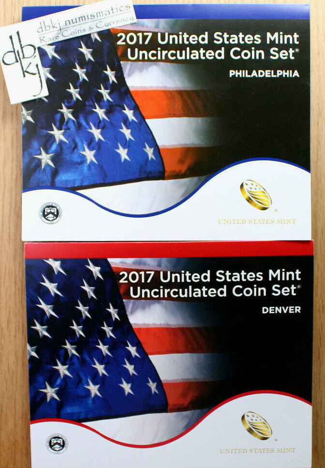 2017 Mint Set - Uncirculated Coins - 20-Coin Set - P & D