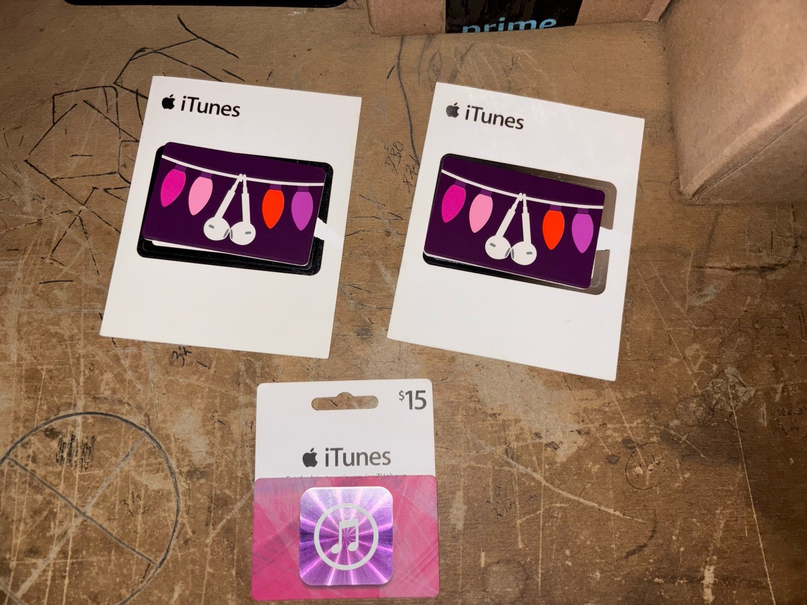 Apple iTunes Gift Cards $45 Value - Guaranteed Unused - Balance Was Checked