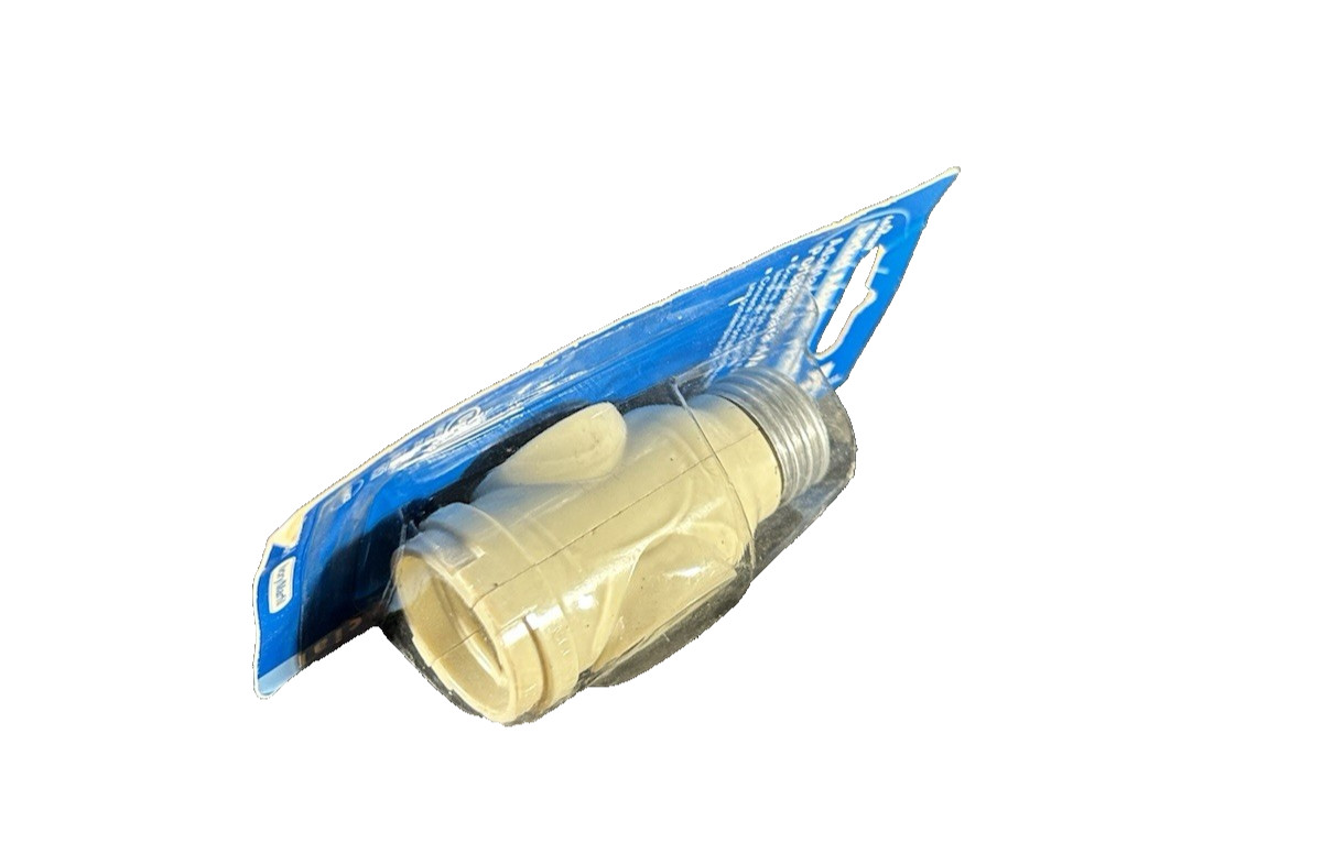 🔥Leviton 1406-I Polarized Lamp Holder Adapter w/ Pull Chain & 2 Outl ~ 10 Units