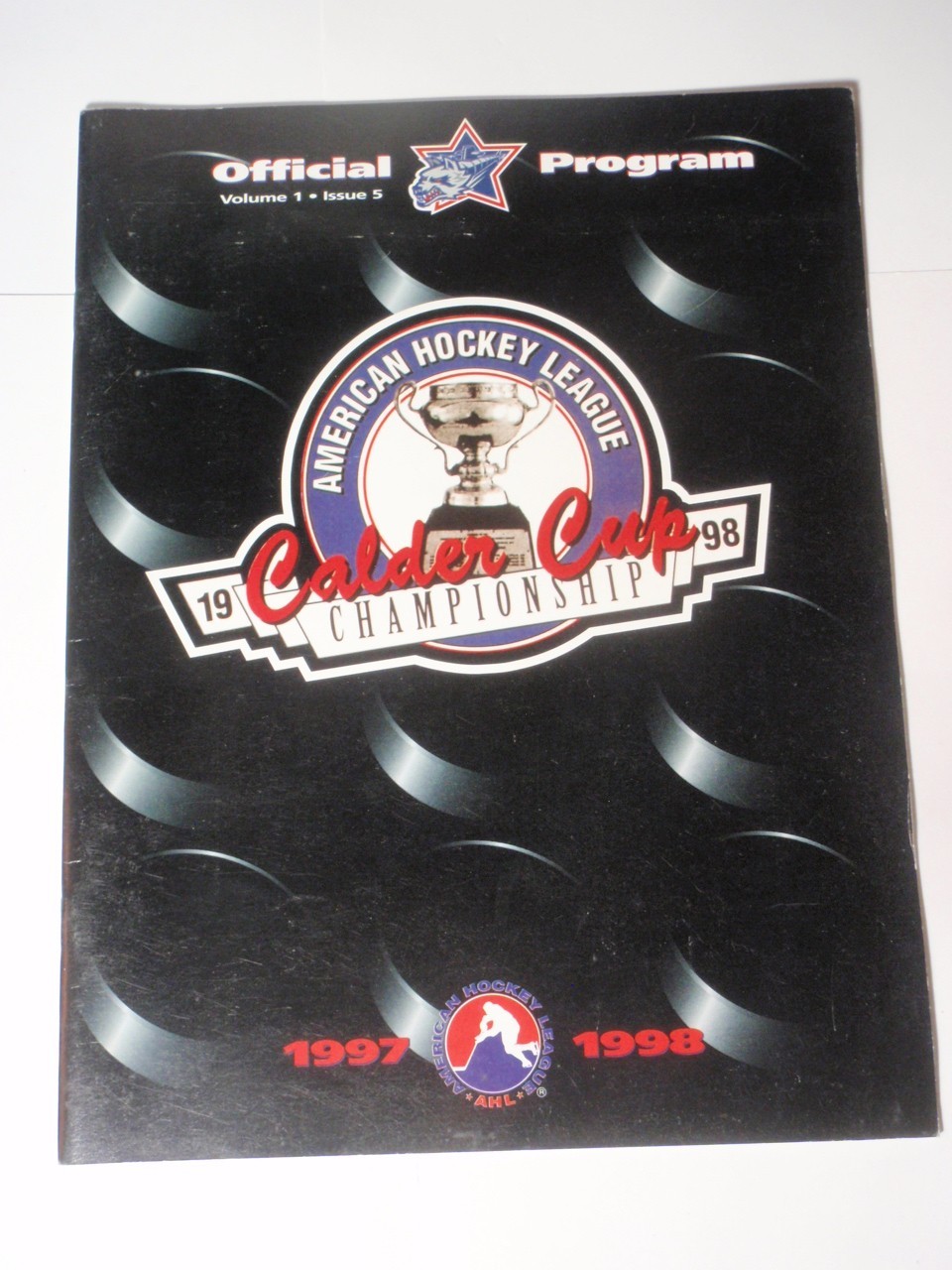1998 Hartford Wolf Pack Amer. Hockey League Calder Cup Championship Program