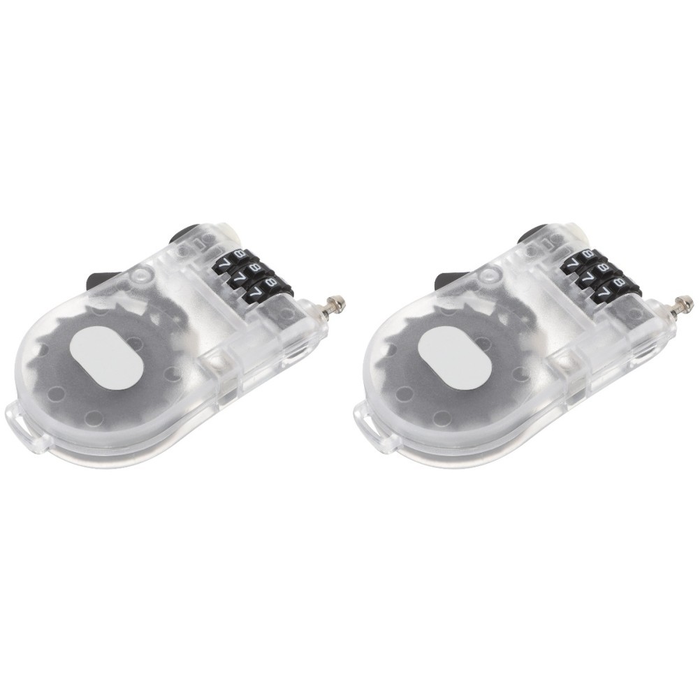 2 Pack Skiing Boost Lock Heavy Duty Bike Combination for Snowboard