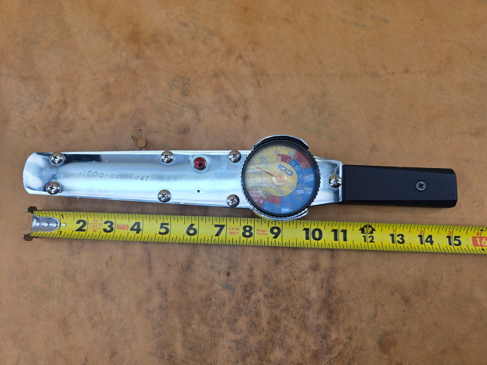 CDi Consolidated Devices Drive 502 LDFE Dial Torque Wrench