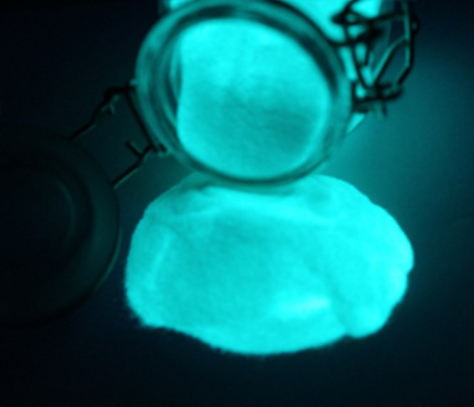 Glow in the Dark AQUA -Blue/Green Pigment Powder 1lb, Daytime Invisible, Resin