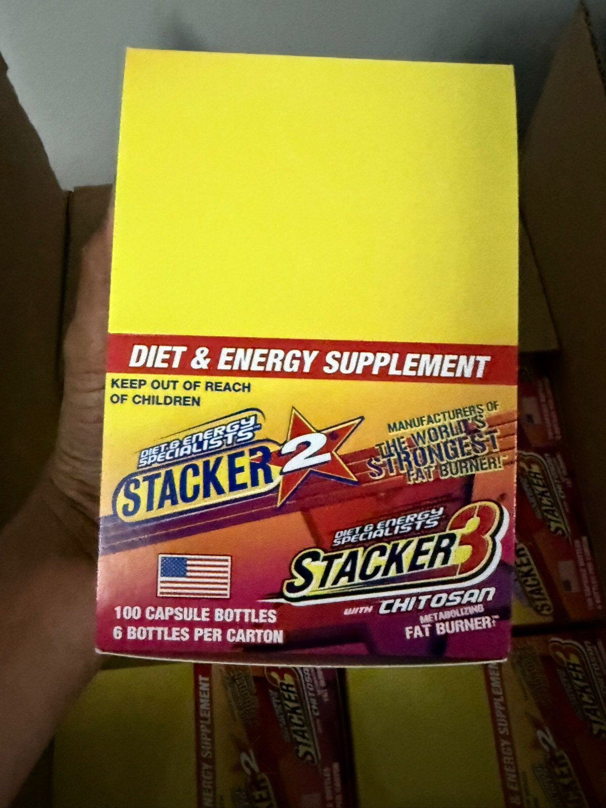 Stacker 100ct *Advanced Weight Loss & Energy* Free Fast Ship *