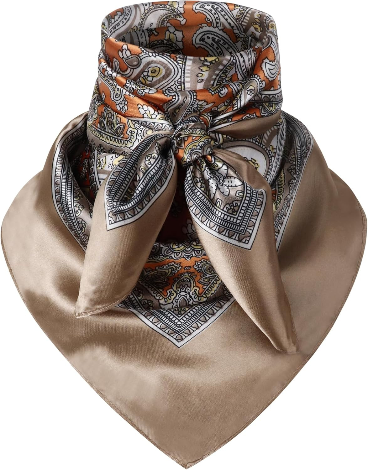 35 Inch Wild Rag Cowboy Bandana Scarves for Men Large Rancher Neckerchief Neck
