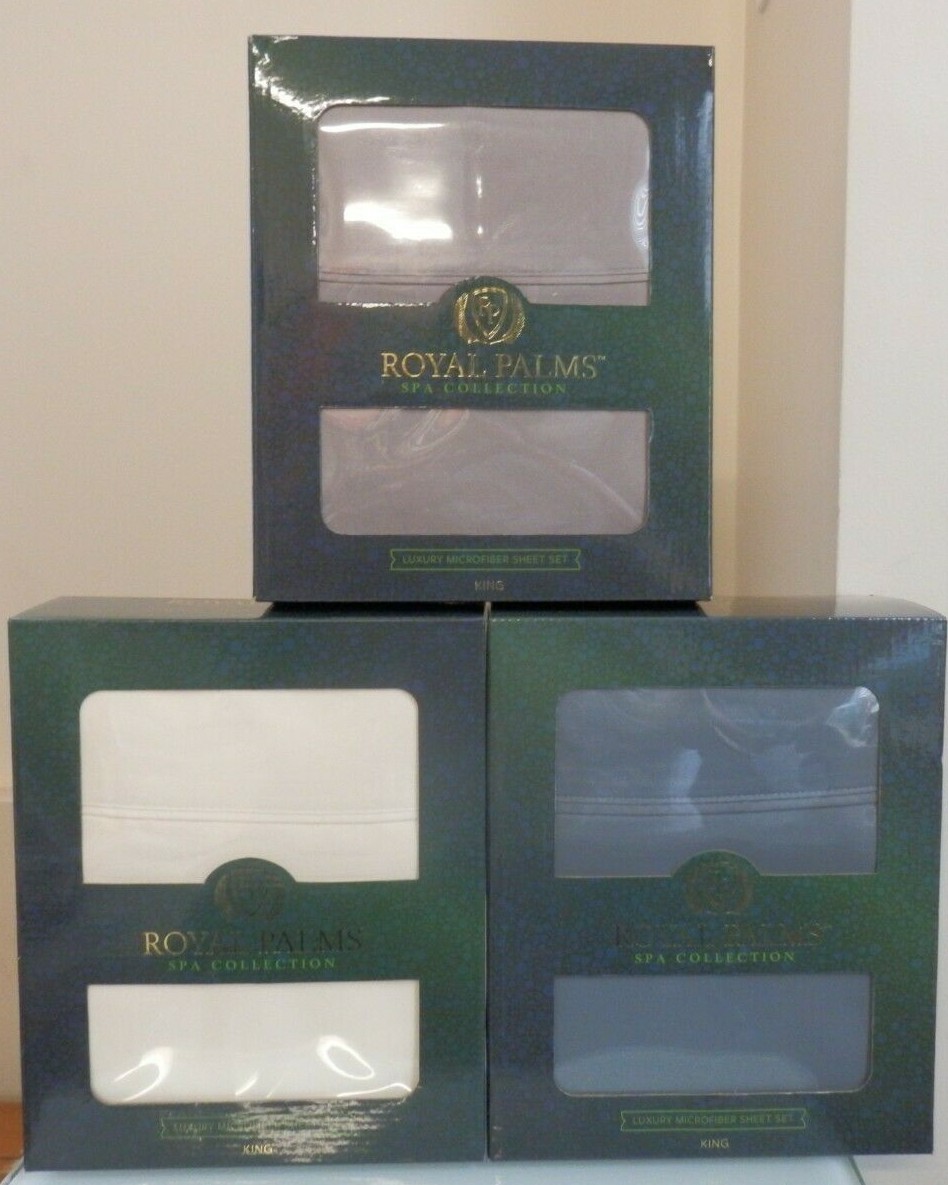 Royal Palms Spa Collection King sheets - Luxury Microfiber set