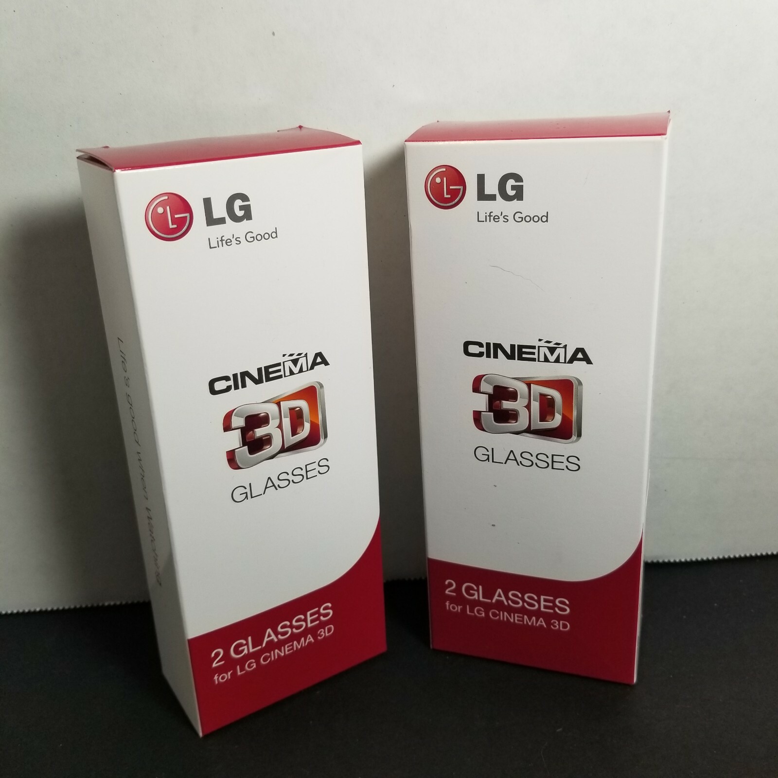 NEW ~ LG 3D Cinema Glasses ~ AG-F310 ~ 2 Boxes ~ 4 Pairs ~ OEM ~ NOS ~ 2CX2