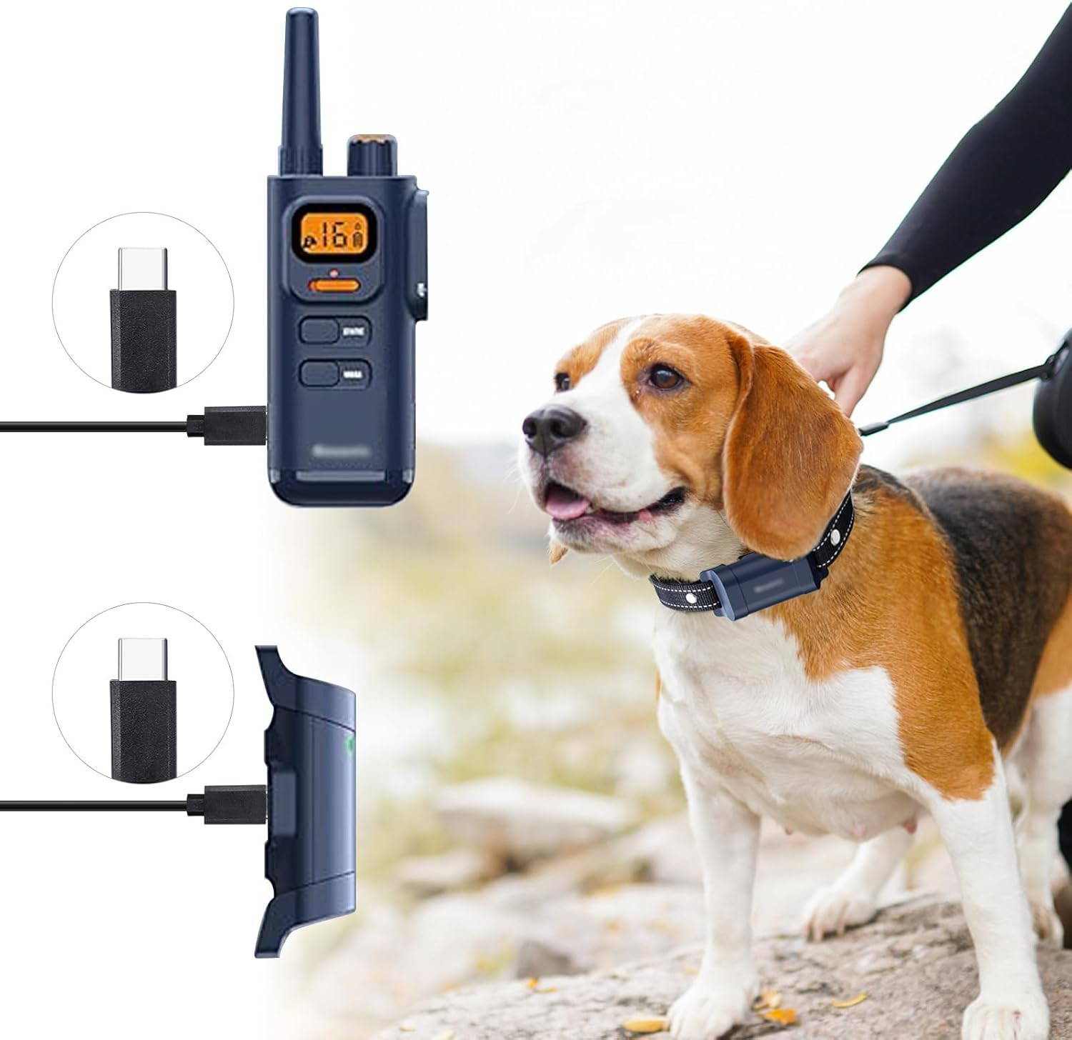 Charger for Bousnic Dog Shock Collar, 6-In-1 Training Collar USB Charging Cable,