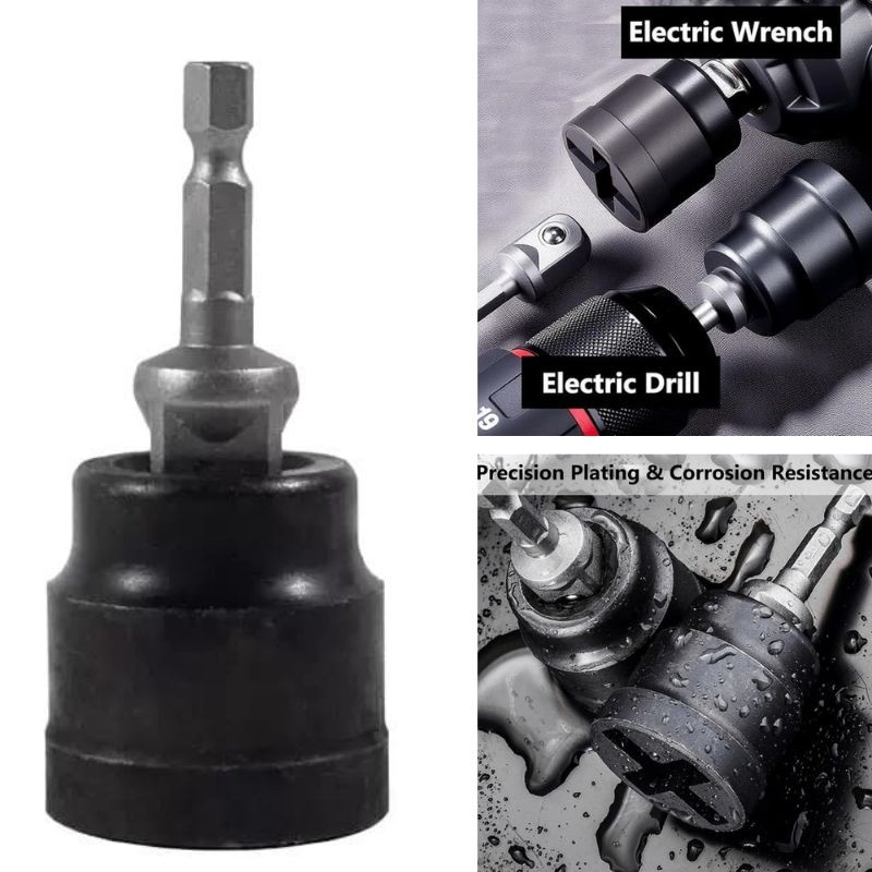 Special Jack Socket Crank Handle Cordless Drill for Car Scissor Trailer Adapter