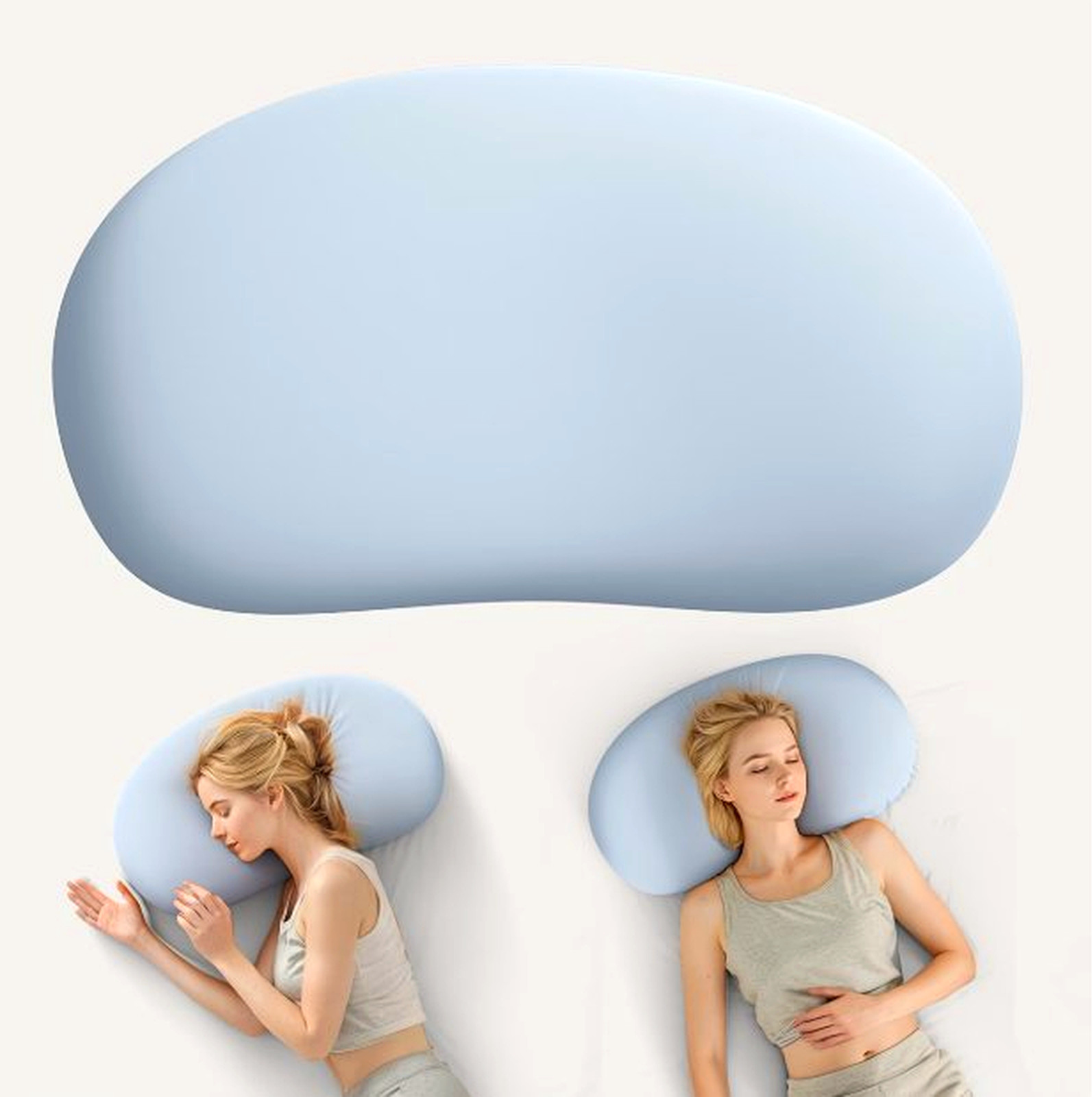 Orthopedic Cloud Pillow - Cervical Contour for Neck Pain, Side & Back Sleepers