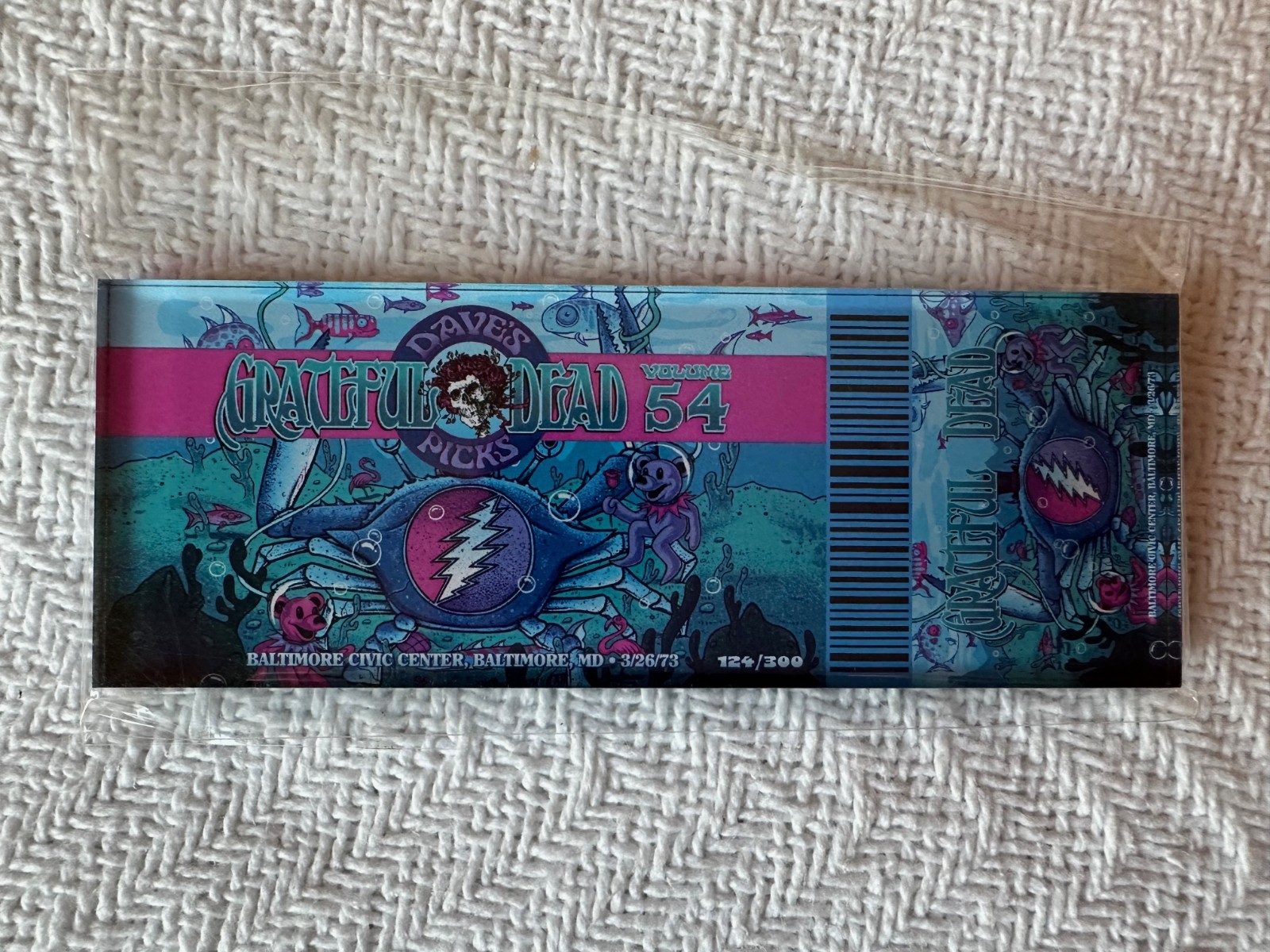 Grateful Dead Dave's Picks Magnet Volume 54 - Numbered Edition #124/300