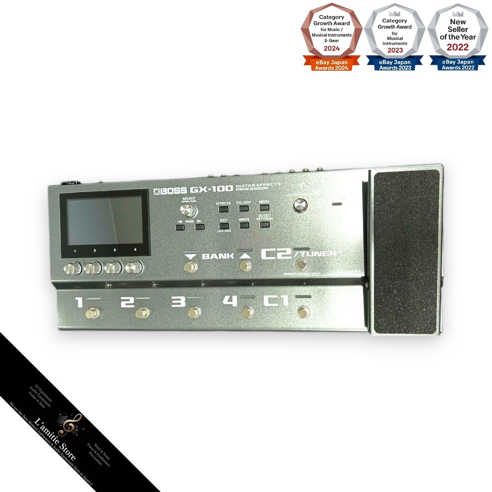 BOSS GX-100 Guitar Effects Processor AIRD GX100 Multi-effectors Japan Used