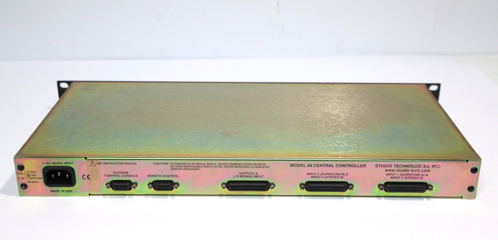 Studio Technologies StudioComm Model 68 Central Controller Studio Comm