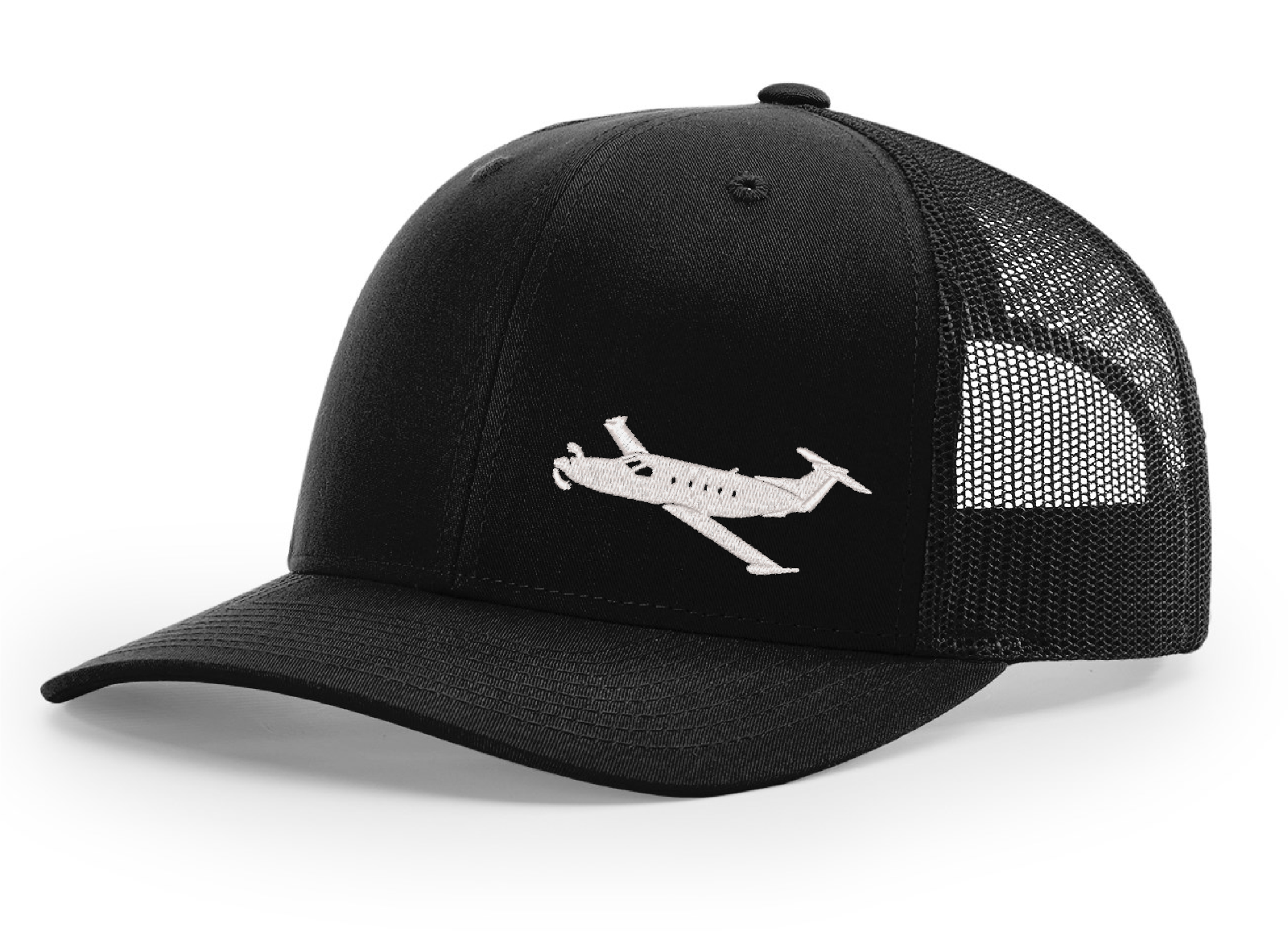 Pilatus PC-12 Aviation Black Richardson 112 Snapback Hat NEW