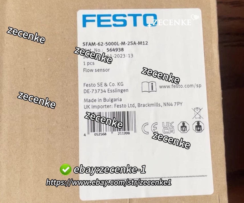 1pcs FESTO SFAM-62-5000L-M-2SA-M12 Flow Sensor