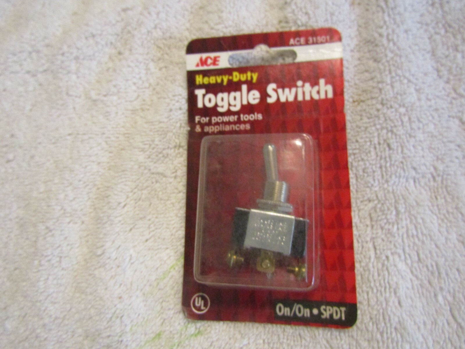 ACE Heavy Duty Metal Toggle Switch On/Off SPDT 31501 New Stock NIP Sealed