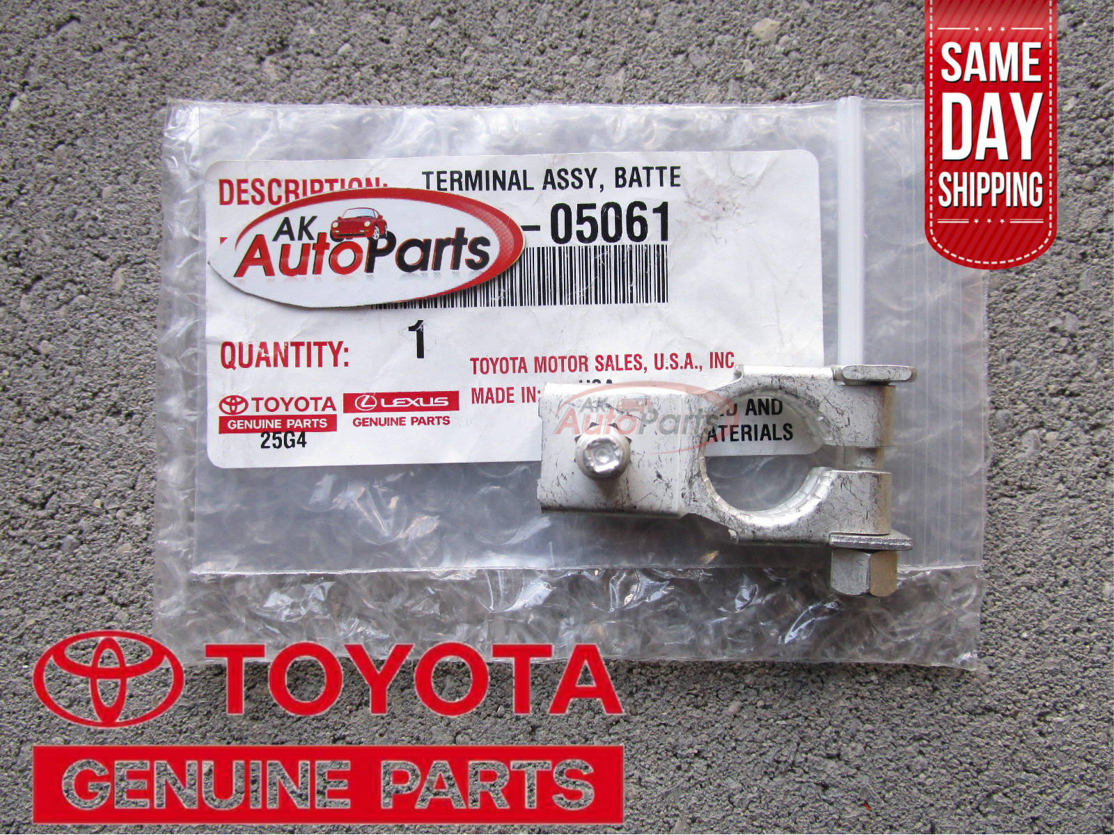 09 - 21 TOYOTA TUNDRA POSITIVE + BATTERY TERMINAL CONNECTOR OEM BRAND NEW