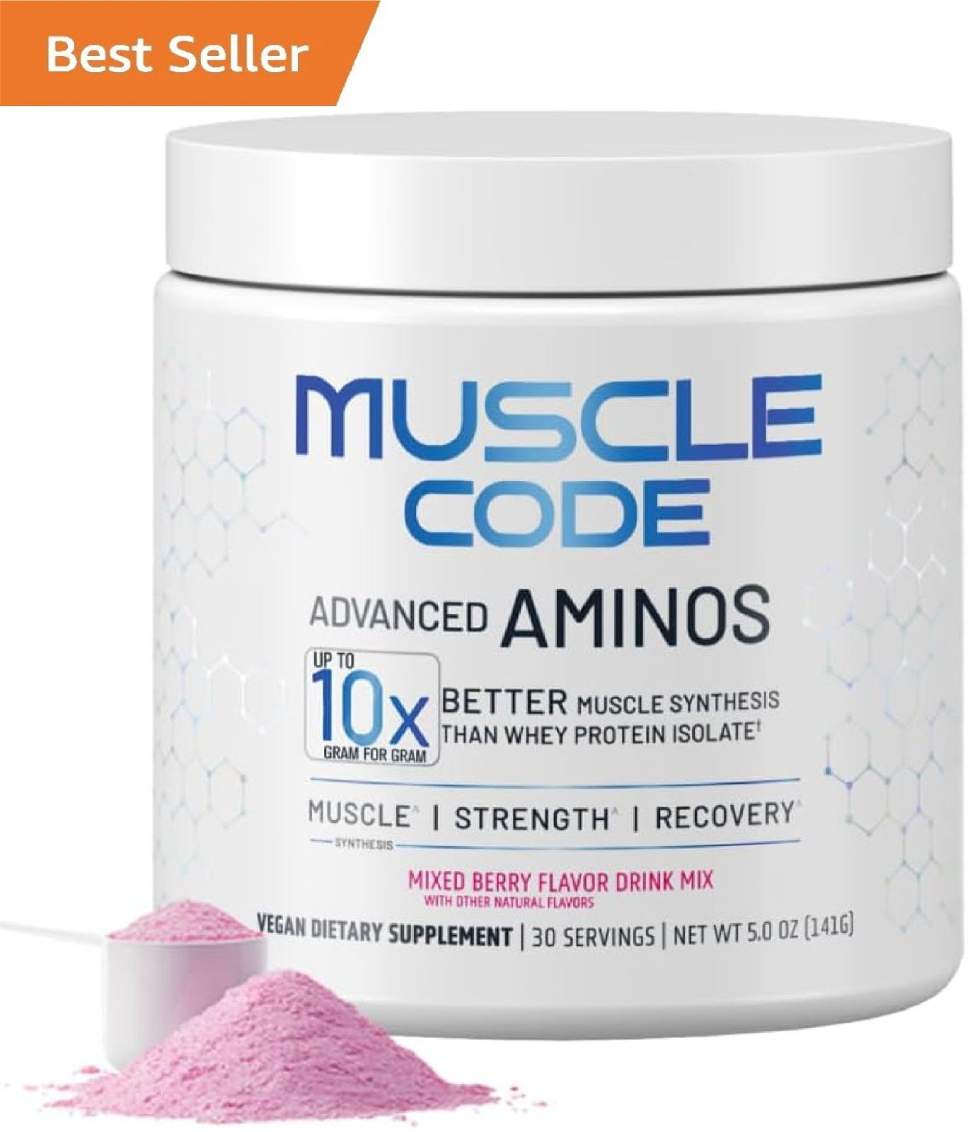 NAUTILUS Muscle Code Essential Amino Acid Powder Muscle Synthesis & Repair & Str