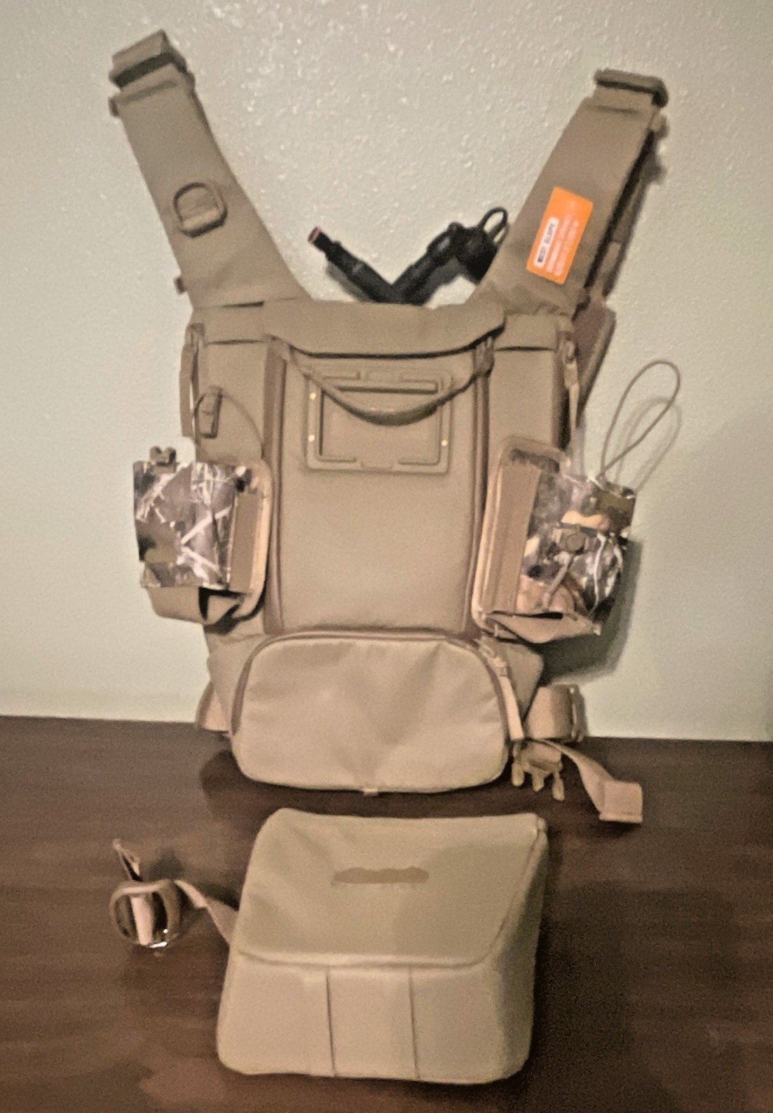 West Slope Pro-180x Chest Pack Coyote Brown with Accessories NEW without Tags!