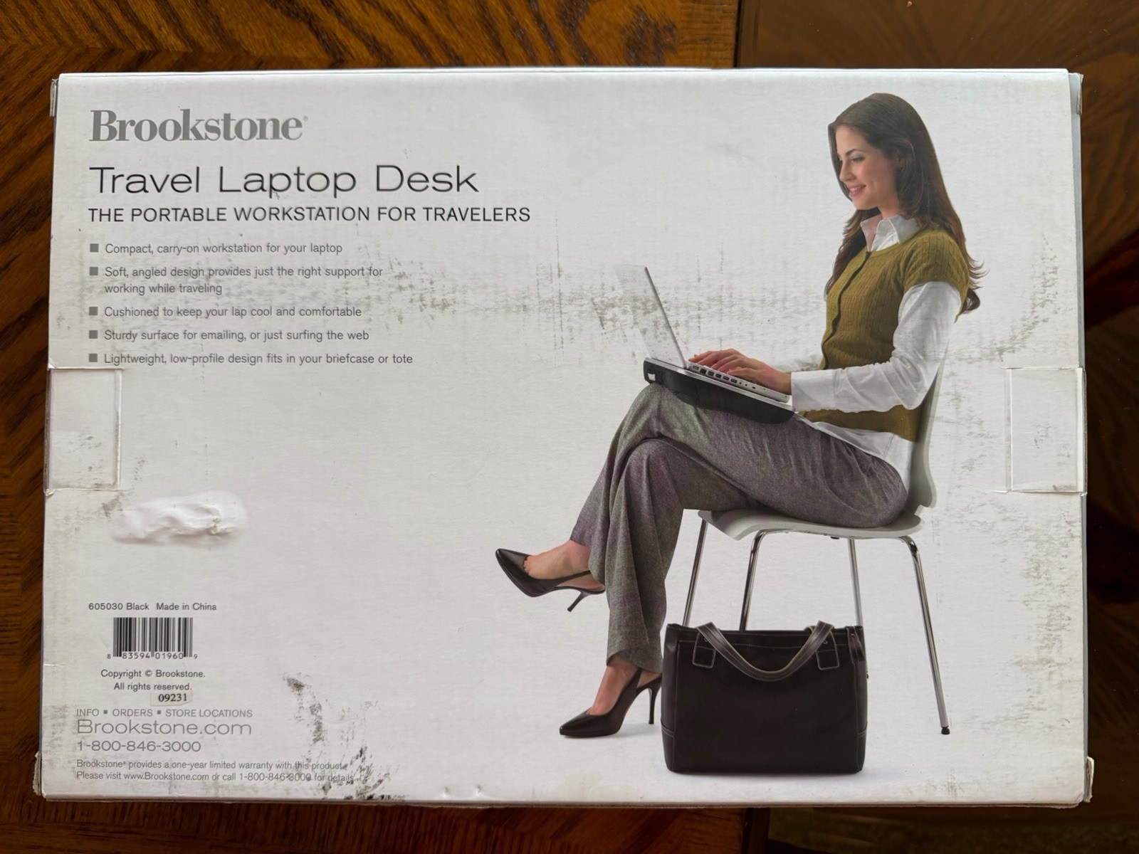 Brookstone Travel Laptop Desk