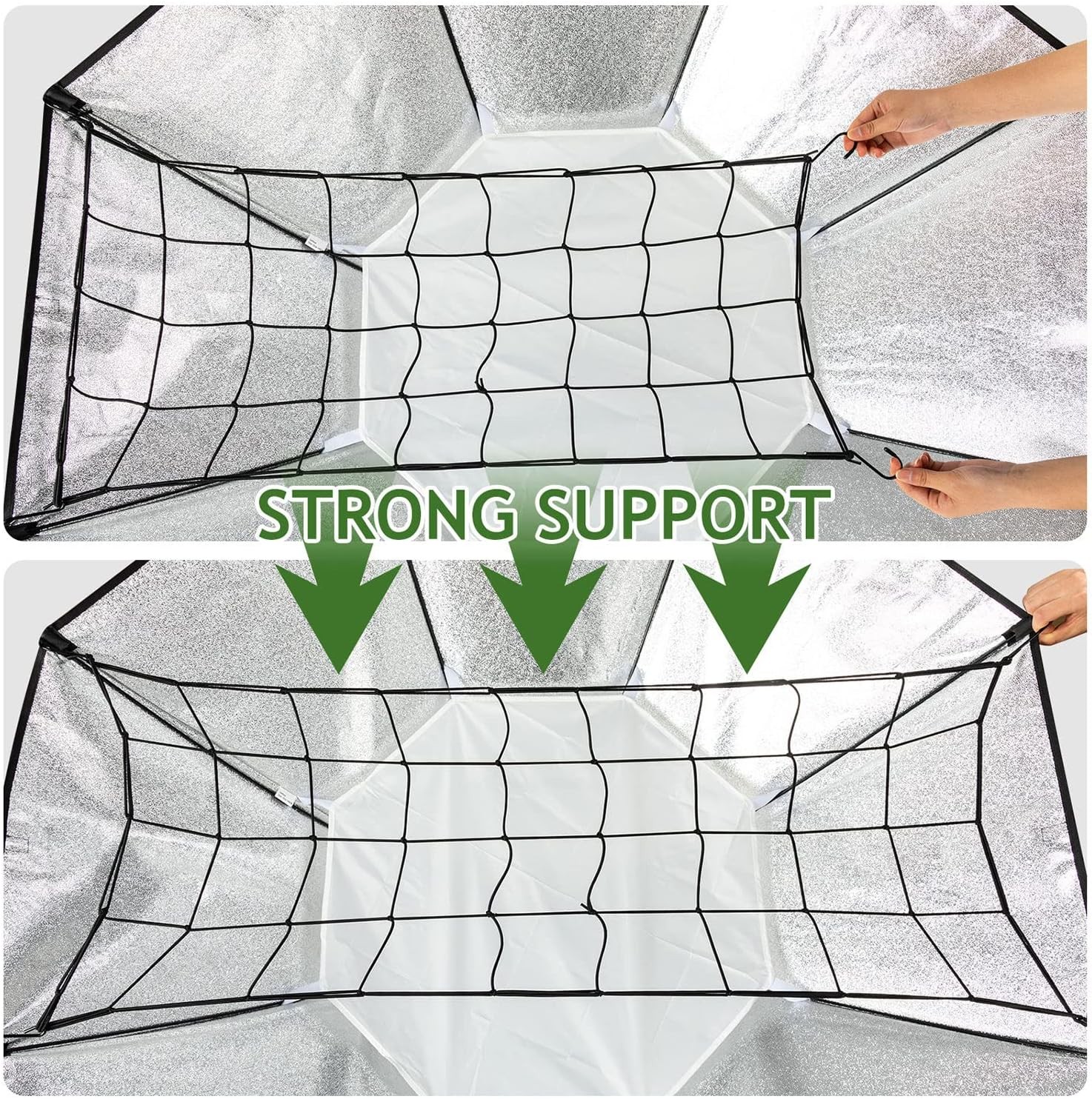 Trellis Net Grow Tent 2x4 Elastic Support Net