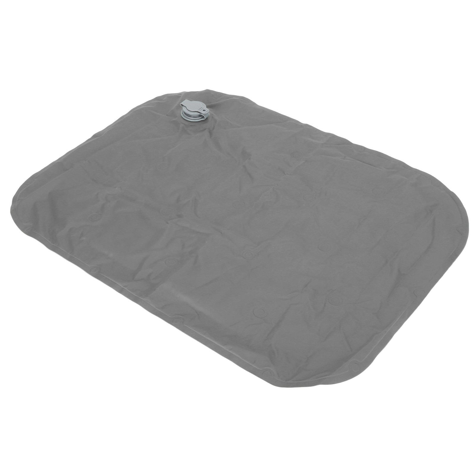 (Grey)Outdoor Inflatable Cushion Foldable Inflatable Sitting Pad Portable So BL