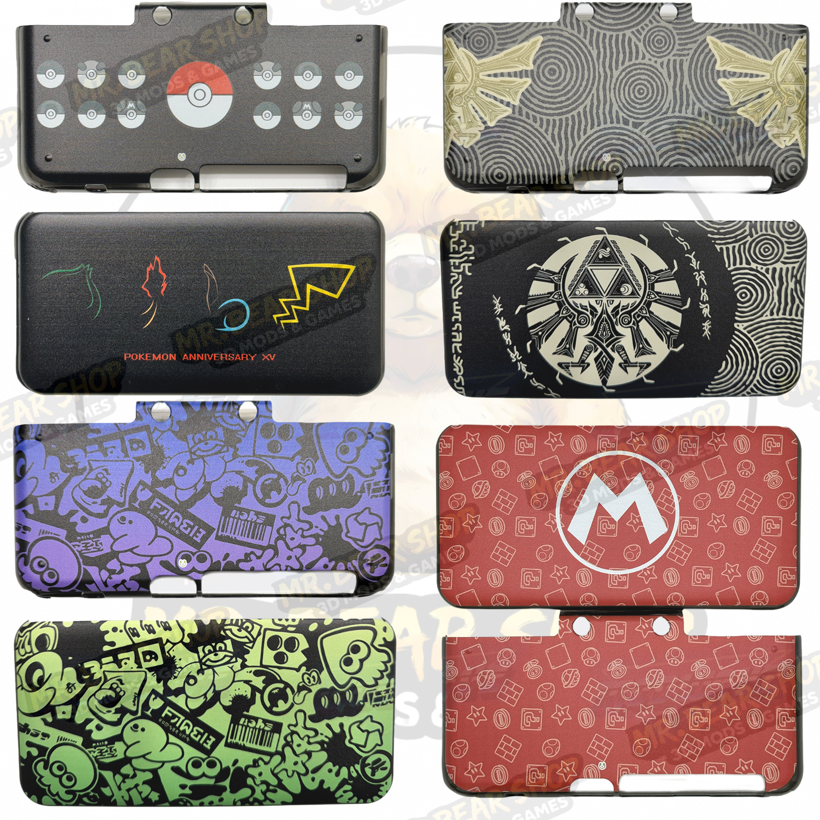NEW Nintendo 2DS XL/LL Hard Protective Shell Cover Case - USA