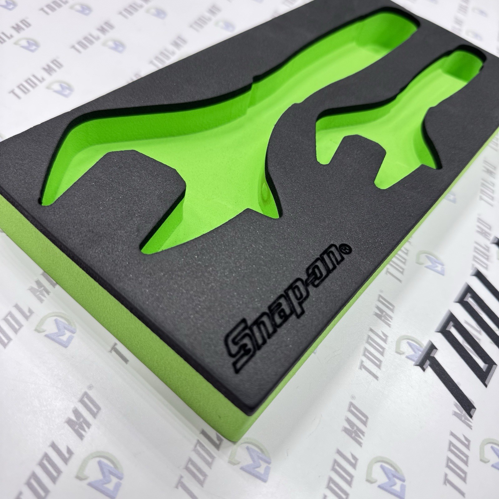 Snap-on Tools GREEN FOAM ORGANIZER for 2pc Wide Mouth Adjustable Wrenches