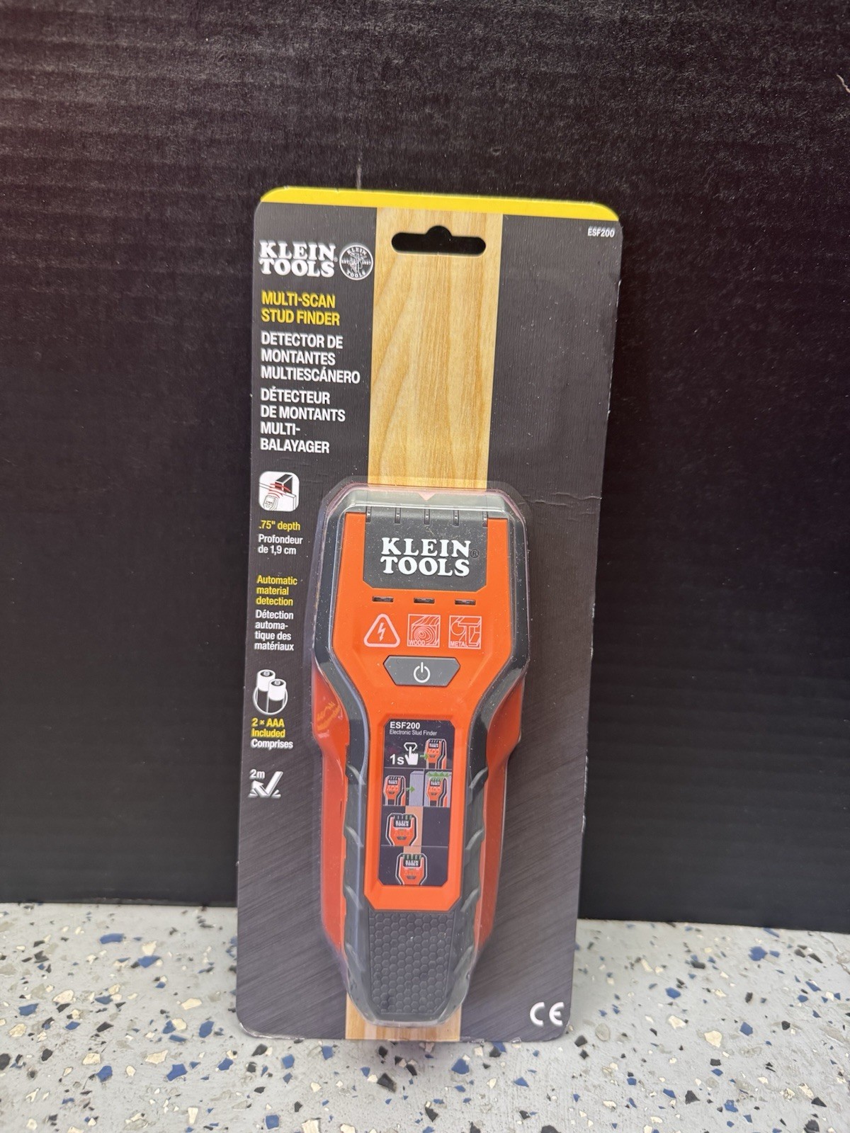 Klein Tools ESF200 Multi-Scan Stud Finder and Wall Scanner with LED Indicators
