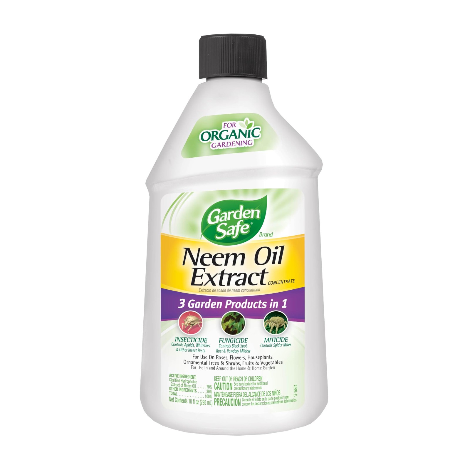 Garden Safe Neem Oil Extract Concentrate, For Organic 1 Pack, Brown