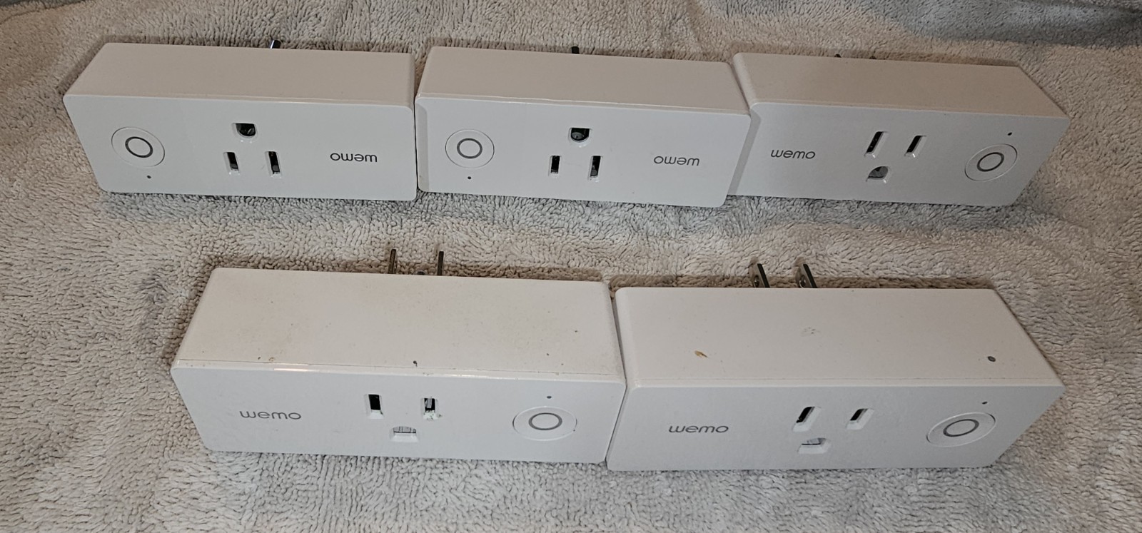 WeMo Mini [F7C063] WiFi Smart Plug with Alexa, Google Assistant - 5 Pack
