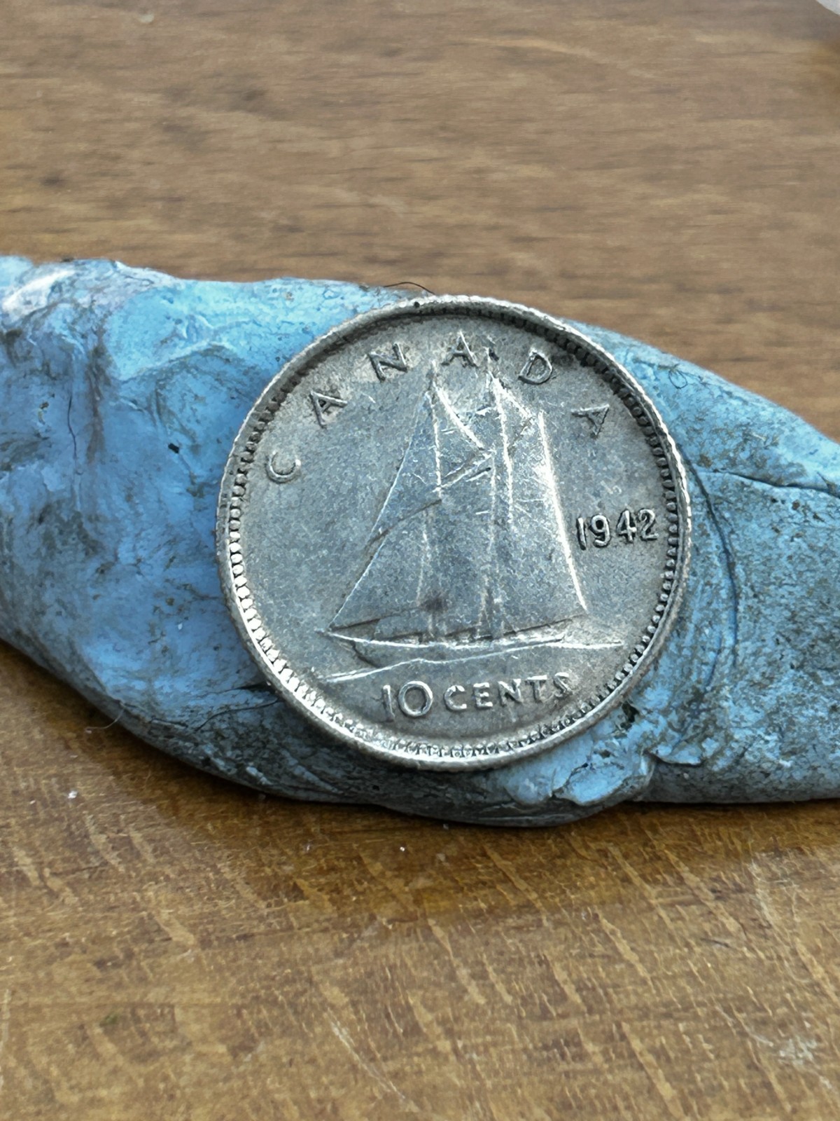 Canada 10 Cent 1942 ref . X 97
