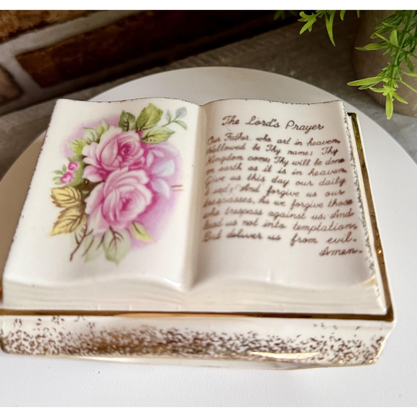 Lord's Prayer Wall Pocket Vase