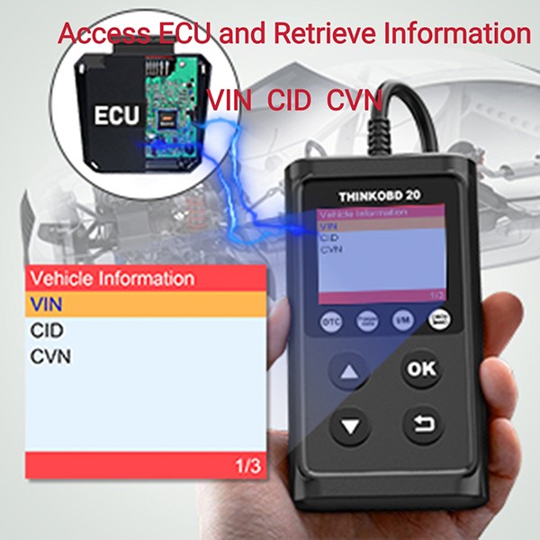 Thinkcar ThinkOBD 20 Full OBD2 Diagnostic Scan Tool Fault Code Read Scanner EVAP