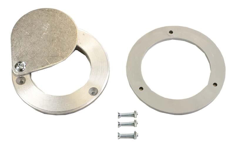 Garage Door 3" Exhaust / Fresh Air Port For Non-Insulated Doors - Non Latching