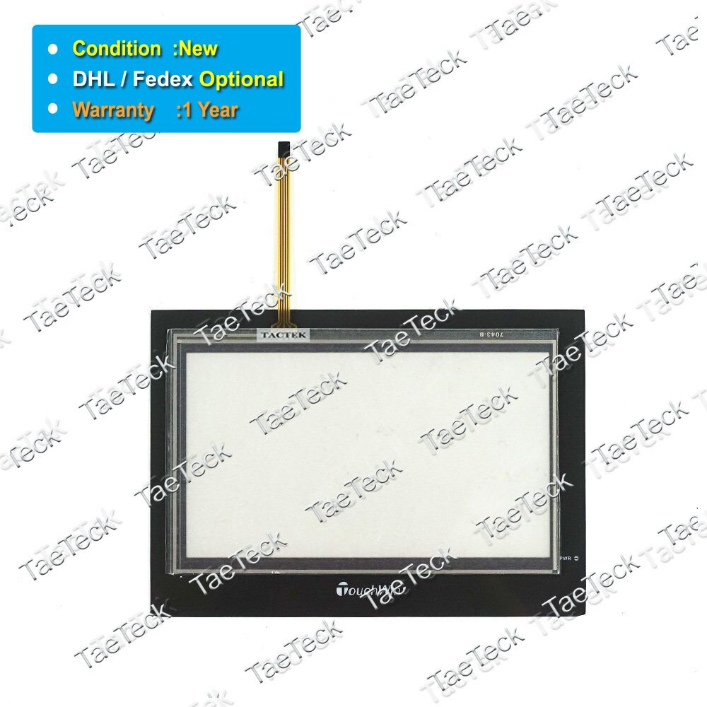 Touch Screen Panel Glass for TouchWin Xinje TG765-MT TG765-UT TG765-ET + Overlay