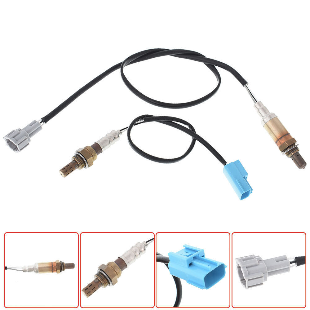 2Pcs Oxygen Sensor Upstream + Downstream For 2002 2003 2004 Nissan Frontier 2.4L