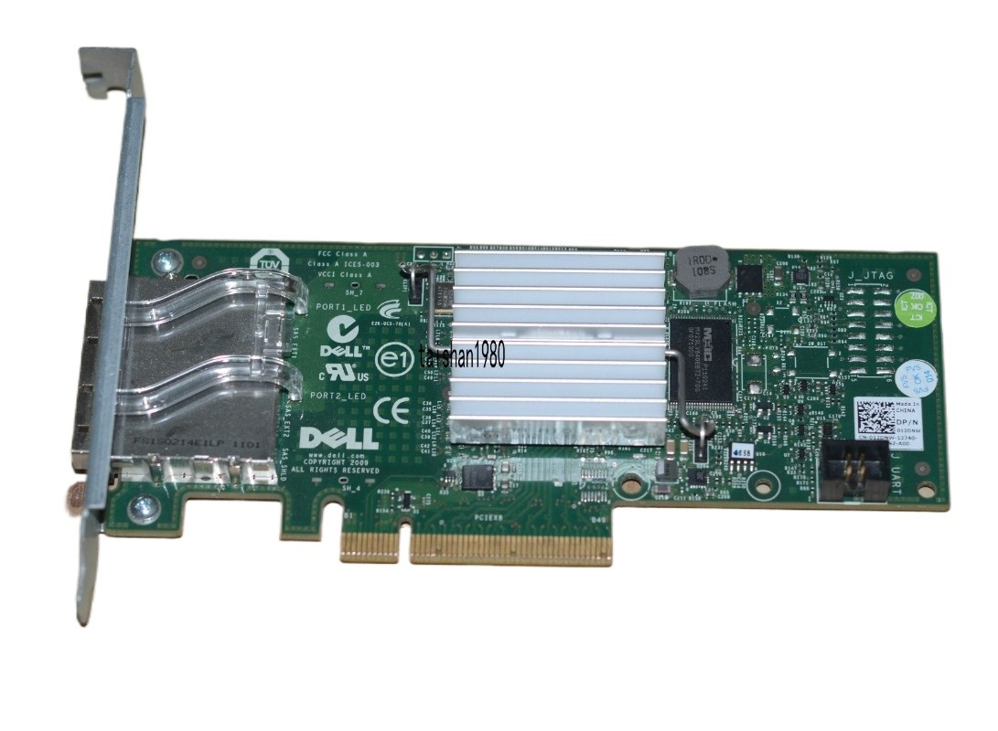 DELL H200E (LSI 9200-8E) SFF8088 PCI-E 2.0 x8 IT MODE HBA ZFS UNRAID FREENAS PC