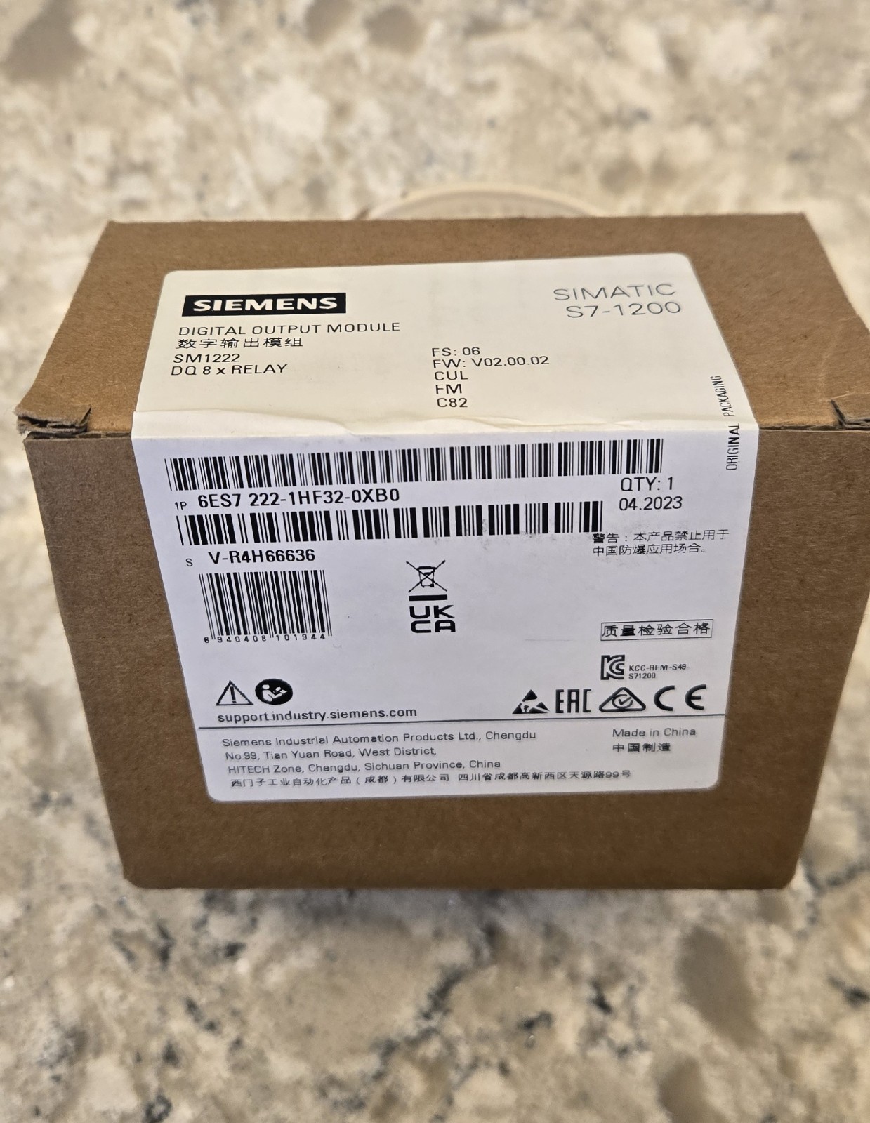 Siemens SM1222 6ES7 222-1HF32-0XB0  8X