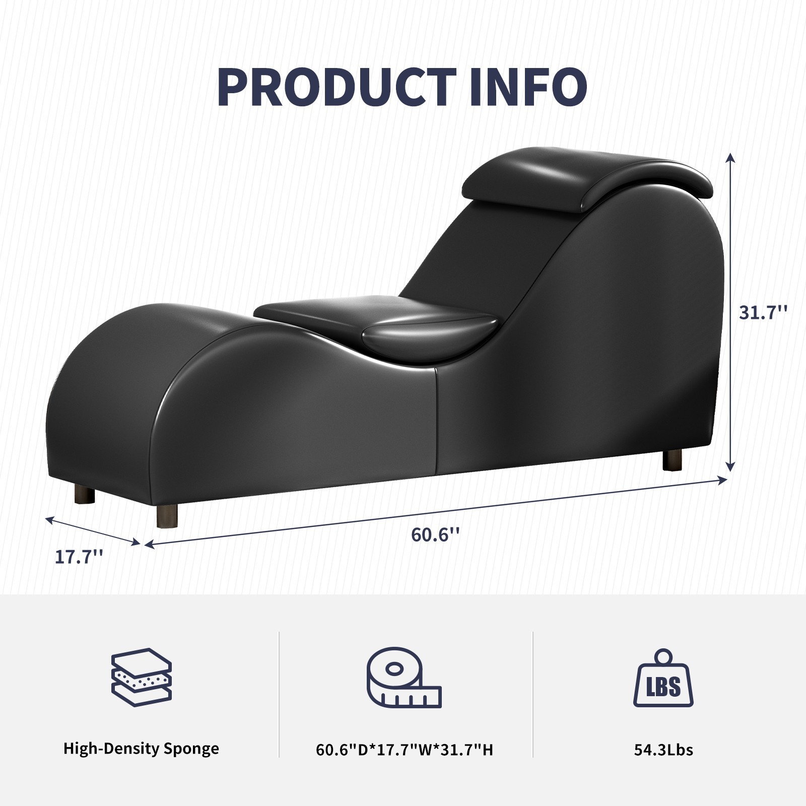 Zafly Curved Sofa Sex Chair Yoga Recliner Ergonomic Yoga Sofa Yoga Chair Lounge