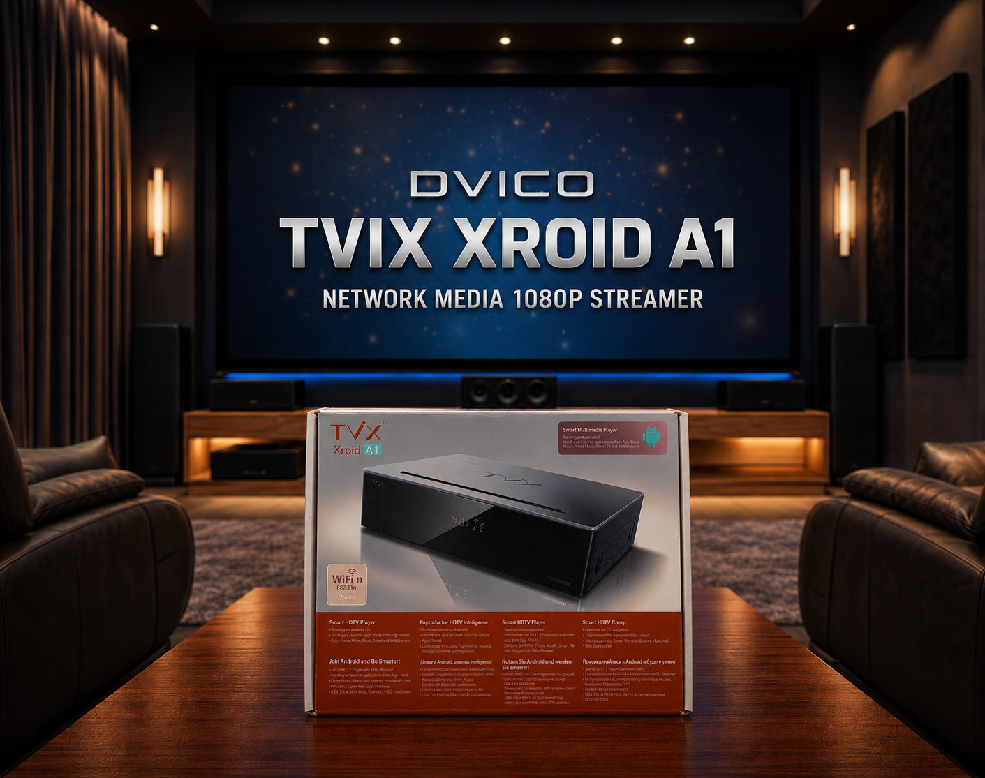 DVICO TVIX XROID A1 🌈RaRe🌈 Old School Network Media 1080P Streamer