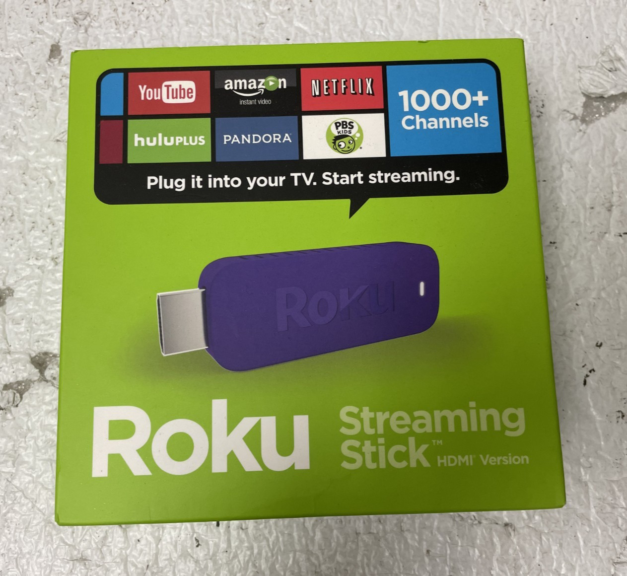 Roku Streaming Stick 3500R  Purple HDMI Version New