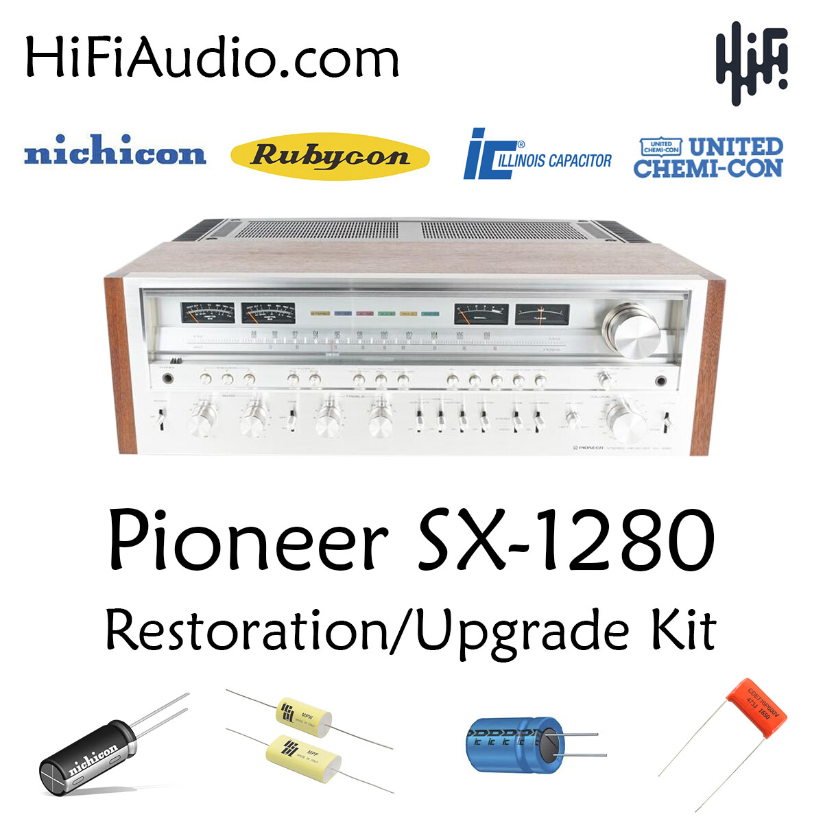 Pioneer SX-1280 FULL rebuild restoration recap service kit fix repair capacitor