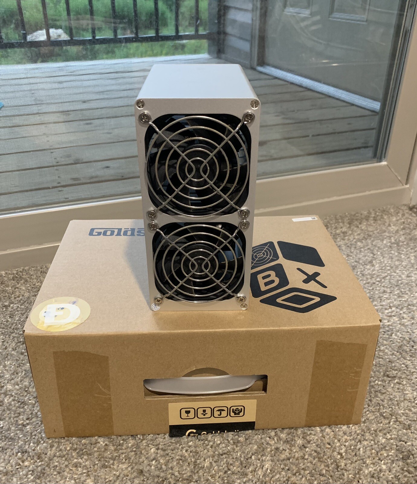Goldshell Mini Doge LTC ASIC Crypto Scrypt Miner Litecoin Dogecoin 185Mh/s USA