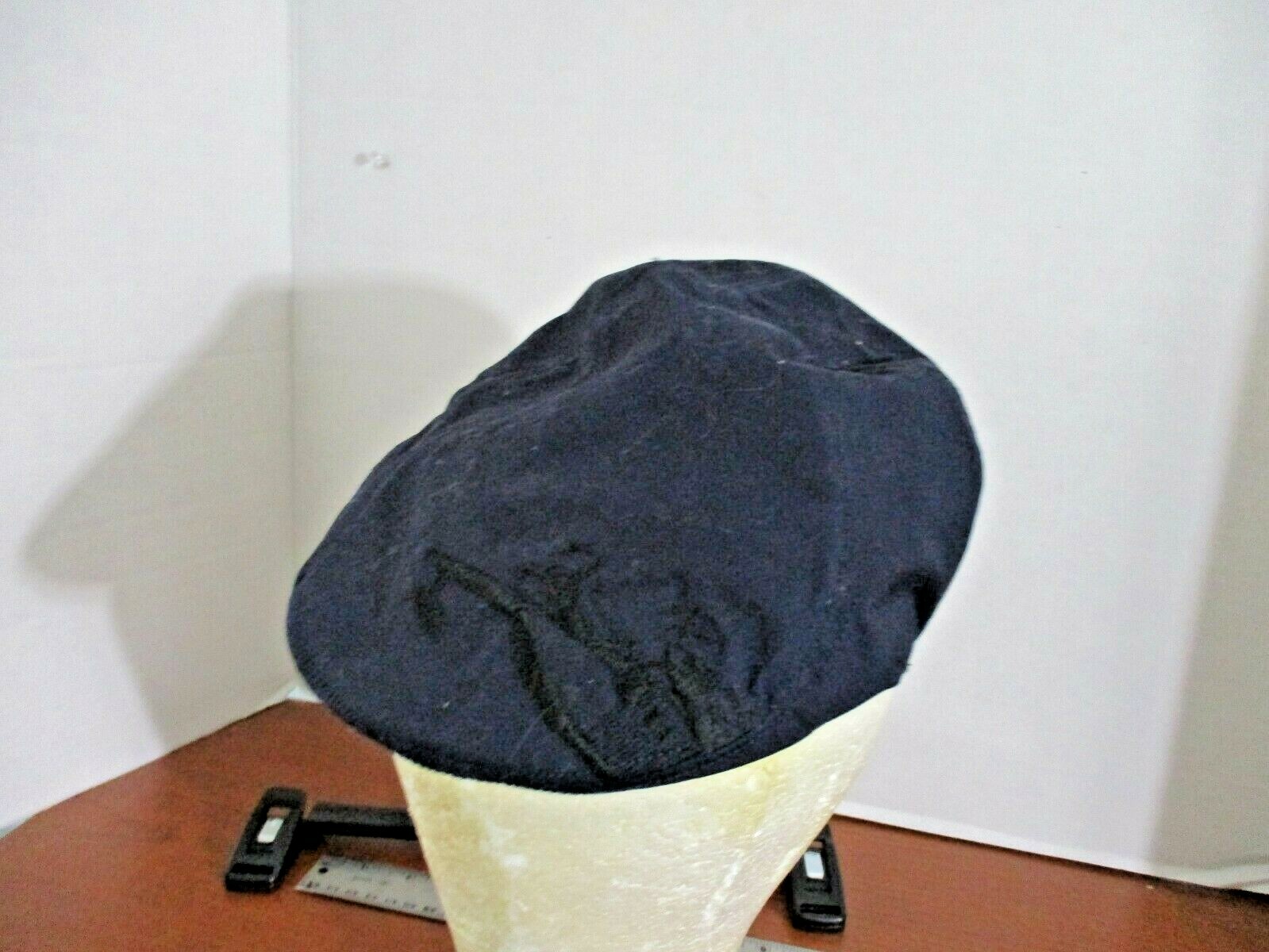 GYMBOREE~Navy Blue NEWSBOY CABBIE HAT~Boys Size 5-7~NWT