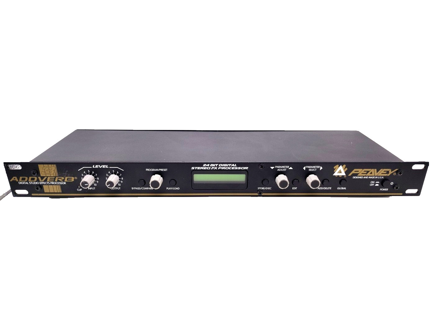 Peavey AddVerb III 3 Digital Studio Effect Processor Rack Mount Tested No Cables