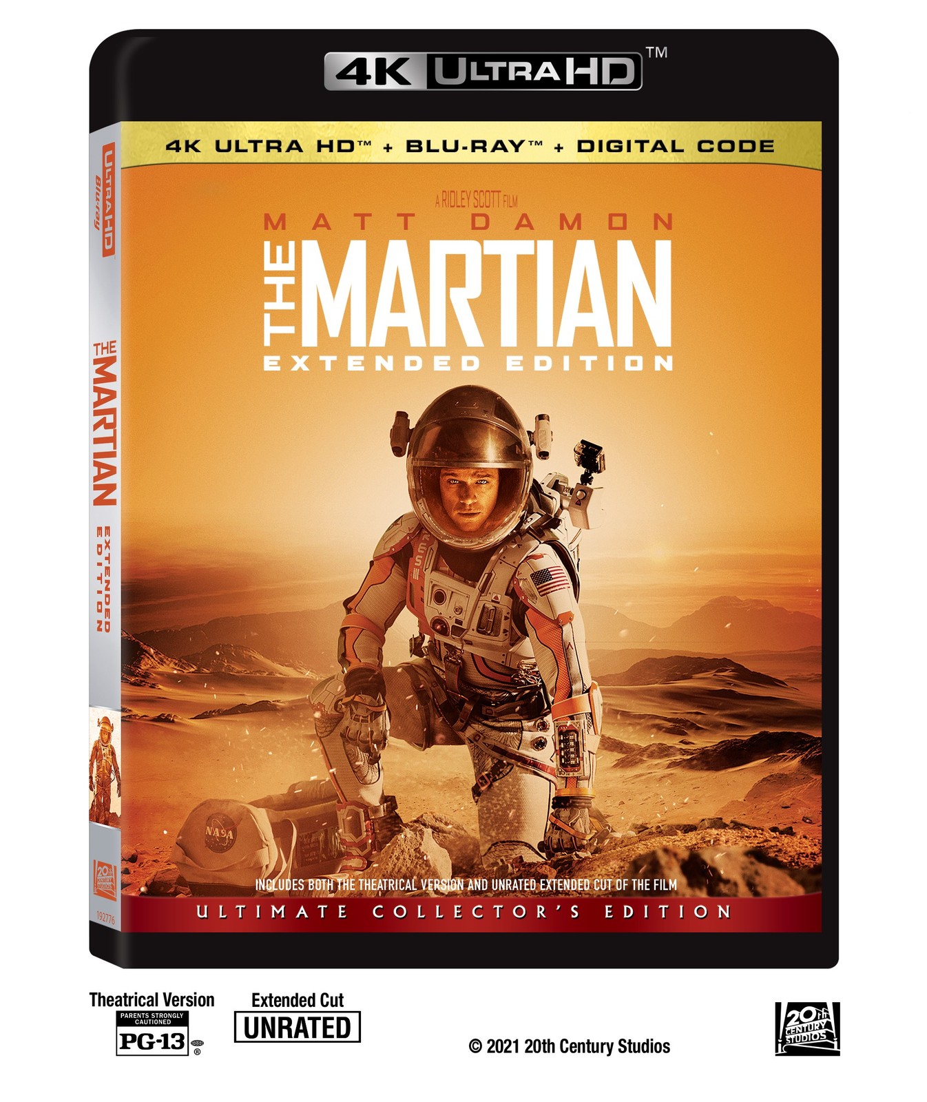 The Martian (4K / Blu-ray + Digital) New