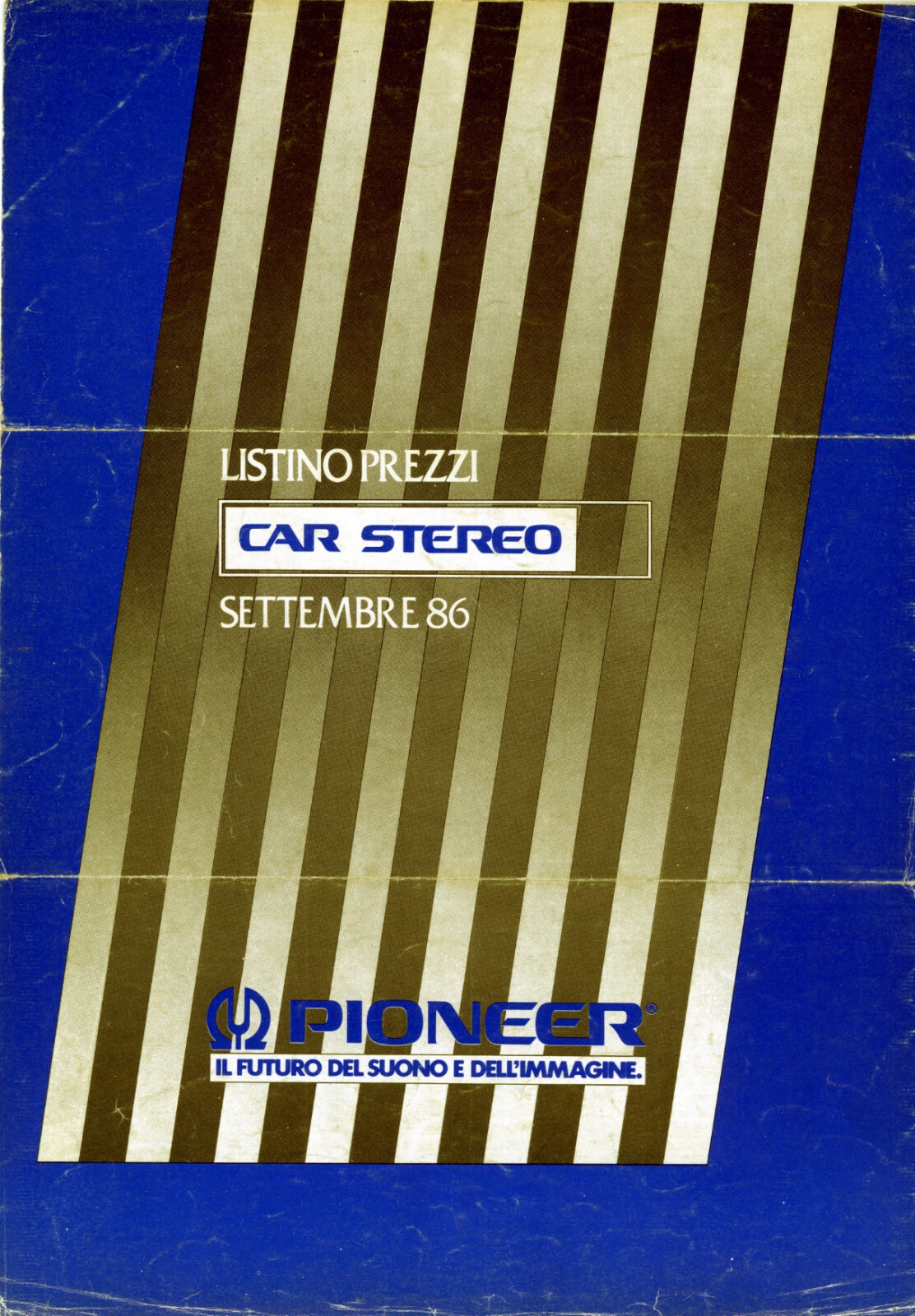 PIONEER Price List 1986 A4 Car Stereo Component Centrate Series,kex,kpx,Dex,Cdx